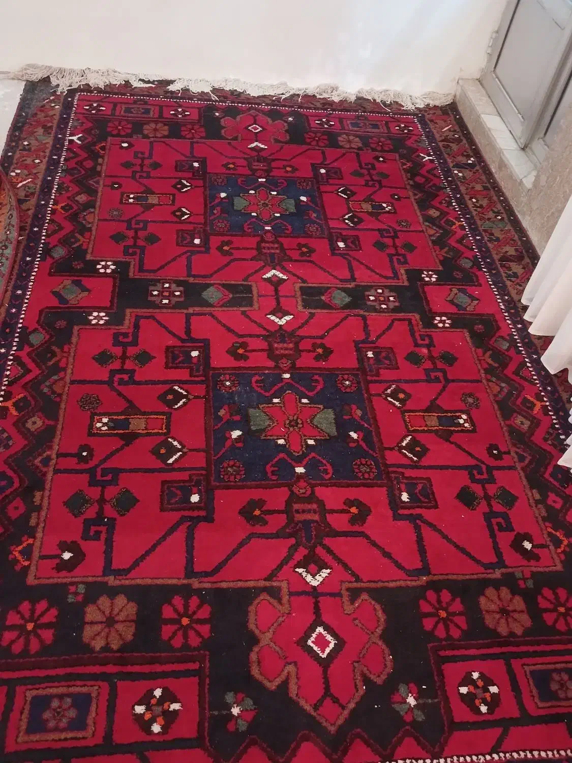 فرش دستباف قدیمی|فرش|فارسان, |دیوار