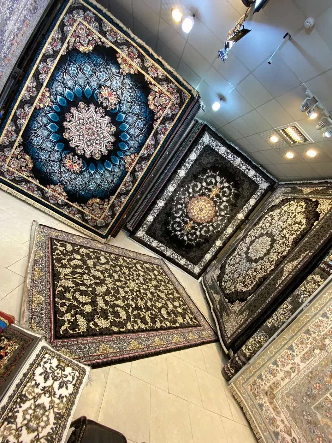 فرش ماشینی مناسب سلطنتی درباری مدرن پتینه|فرش|مشهد, نوید|دیوار