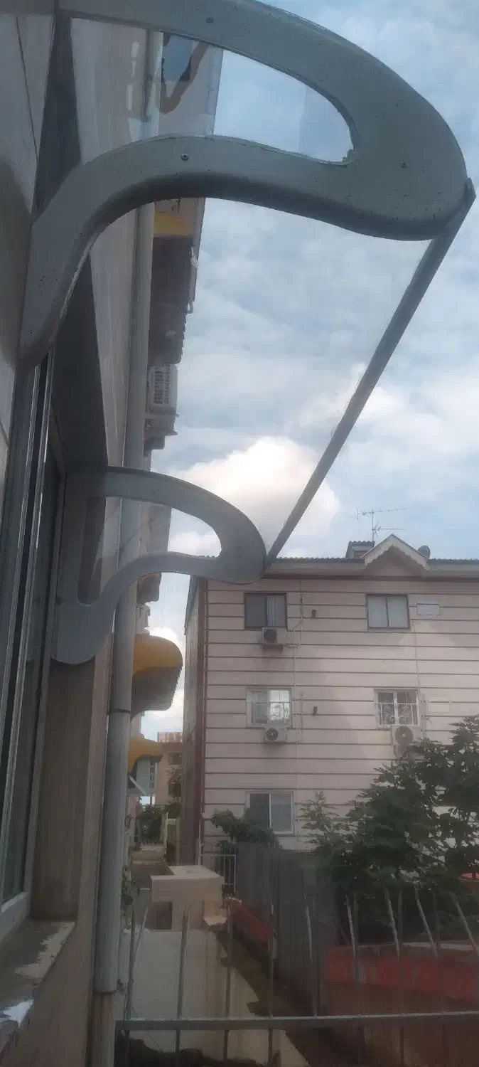 سایبان سایه بان بارانگیر پلی کربنات|خدمات پیشه و مهارت|رشت, حومه رشت|دیوار