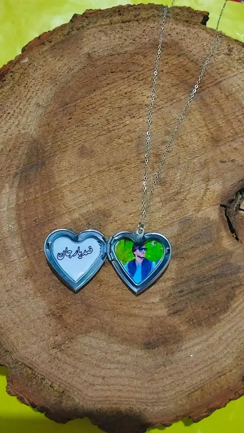 گردنبند قلبی عکس ، مناسب برای روز زن|بدلیجات|زاهدان, |دیوار