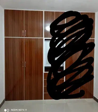 کمددیواری|جاکفشی، کمد، دراور|قم, قلعه کامکار|دیوار