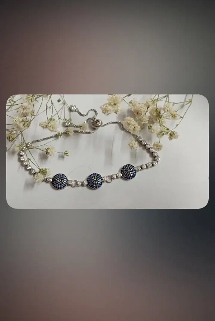 دستبند تنیسی نقره عیار ۹۲۵ با آبکاری رادیوم|جواهرات|زاهدان, |دیوار