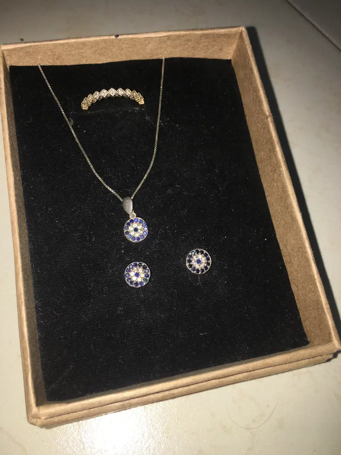 نیم ست نقره ۹۲۵ عیار|جواهرات|شاهین‌شهر, مخابرات (شهید بهشتی)|دیوار