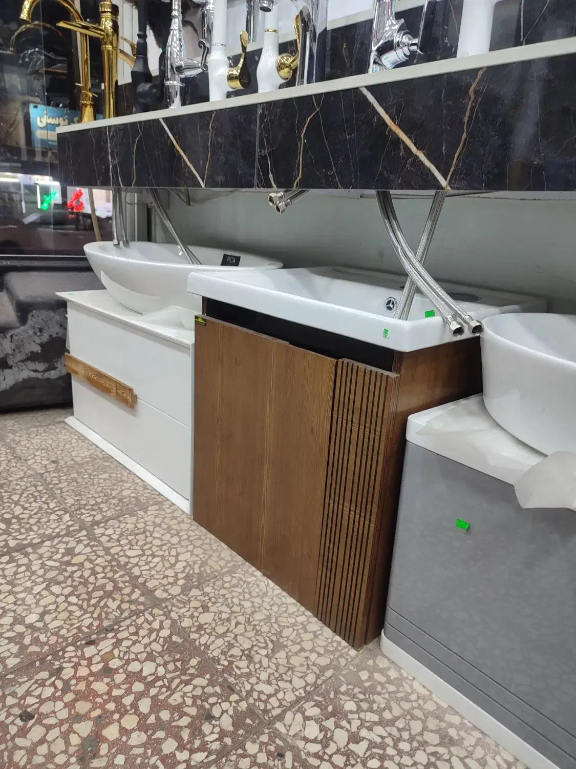 روشویی کابینتی تمام pvcضدآب|مصالح و تجهیزات ساختمان|قم, نیروگاه|دیوار