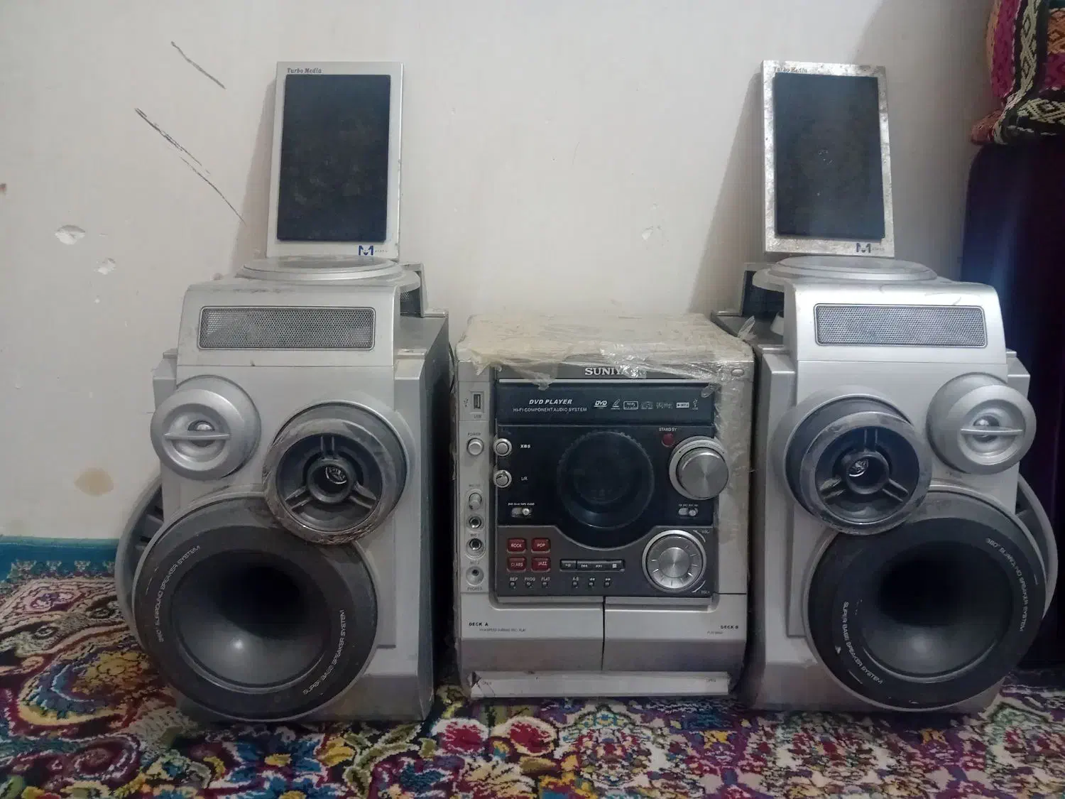 باندسونیافلش خورودی وی دی نوارخوردرحدنو|سیستم صوتی خانگی|درمیان, |دیوار