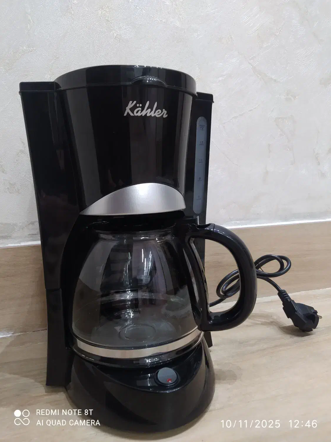 قهوه ساز  برقی مارک کاخلر|سماور، چای‌ساز، قهوه‌ساز|اصفهان, مشکین|دیوار