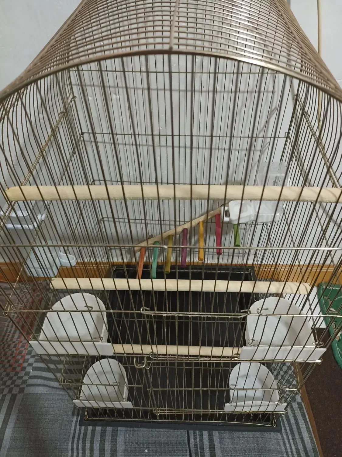 قفس بزرگ و زیبا|لوازم جانبی حیوانات|باقرشهر, |دیوار