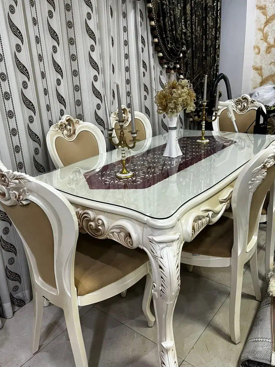 میز نهار خوری پلیمری|میز و صندلی غذاخوری|تهران, مجیدآباد|دیوار