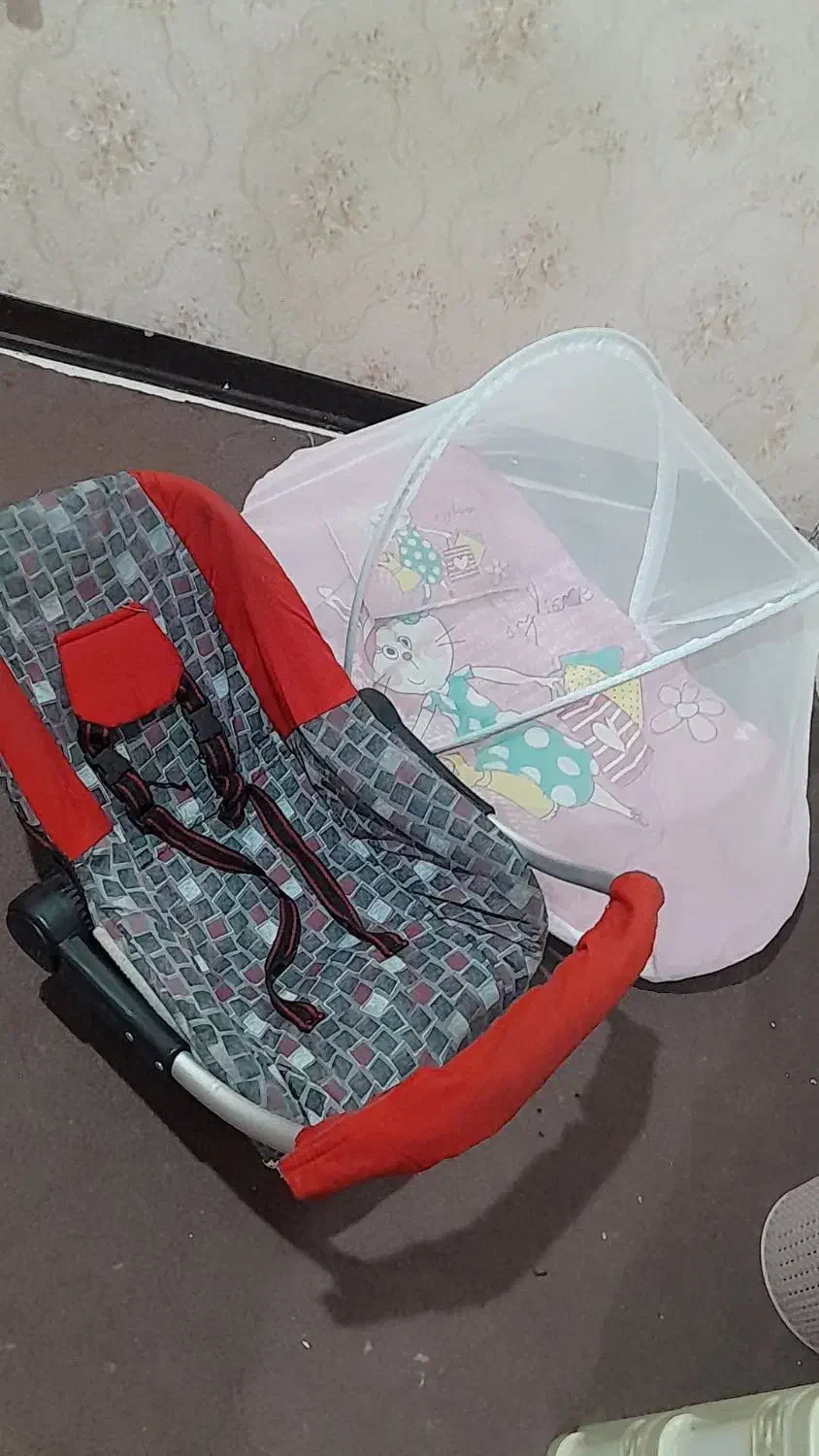 پشه بند و کریر نوزاد سالم شیک|اسباب و اثاث بچه|دوگنبدان, |دیوار