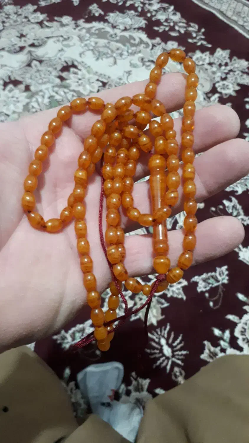 تسبیح کهرباوچوب سیگار|زیورآلات و اکسسوری|نقده, |دیوار