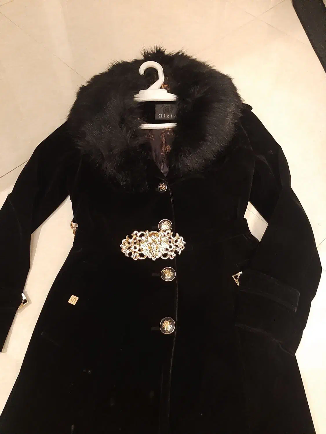 پالتو ترک  اورجینال خارجی مخمل جیر با خزش|لباس|رشت, امین الضرب|دیوار