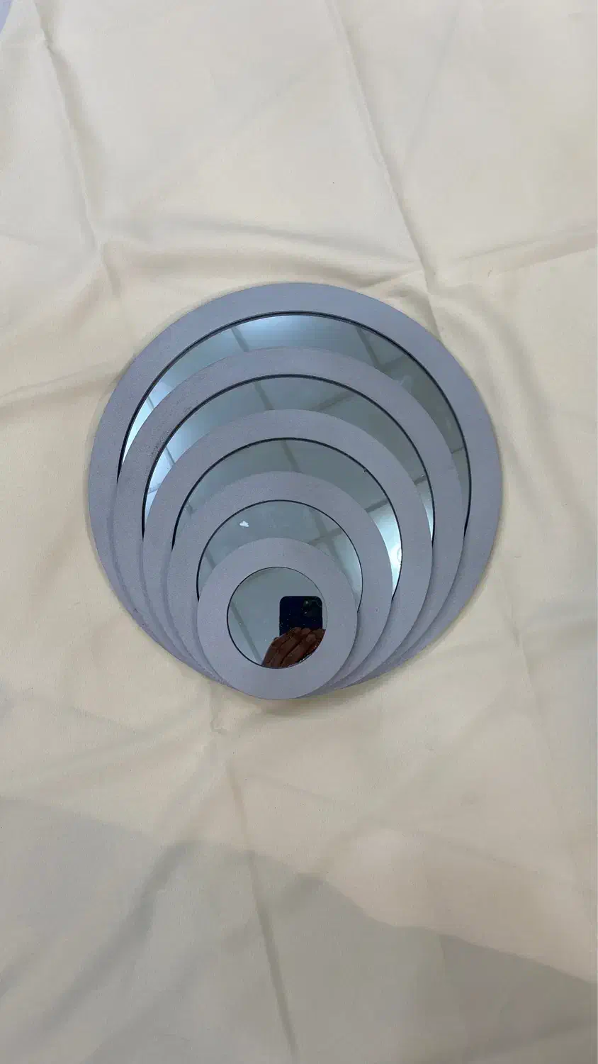 آینه PVC گرد چندسایز با شلف نظم‌دهنده|لوازم نظافت|مشهد, نرگس (شهرک غرب)|دیوار