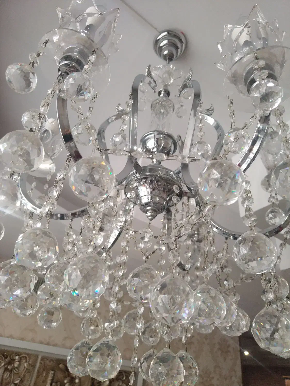 لوستر آلمانی 6شعله|لوستر و چراغ آویز|کرج, گوهردشت|دیوار