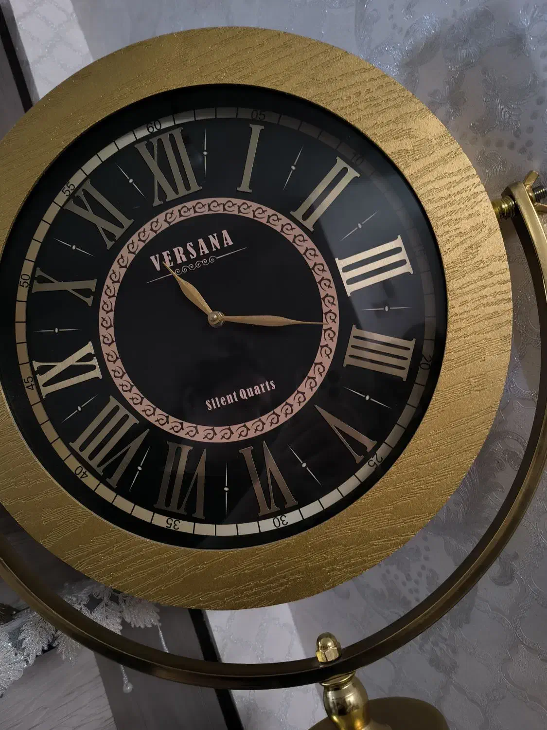 ساعت چوبی طلایی مارک|ساعت دیواری و تزئینی|تبریز, |دیوار