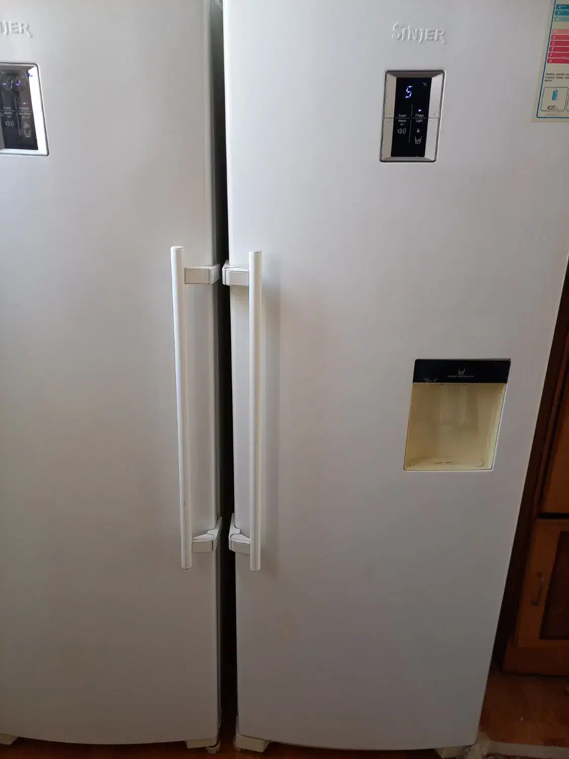 یخچال دو قولو ضد برفک|یخچال و فریزر|اصفهان, سرچشمه|دیوار