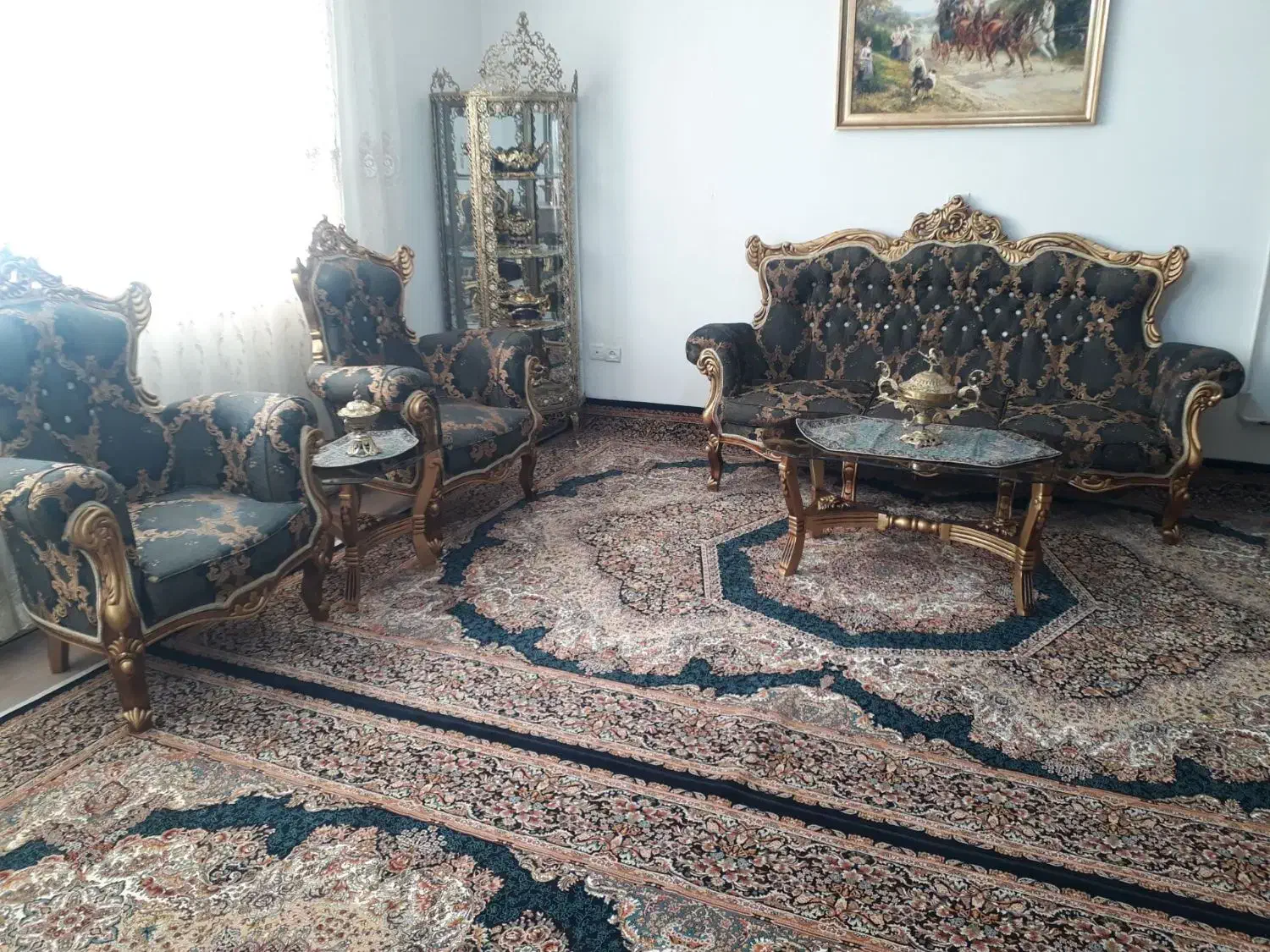 مبل ۷نفره|مبلمان خانگی و میز عسلی|نهاوند, |دیوار