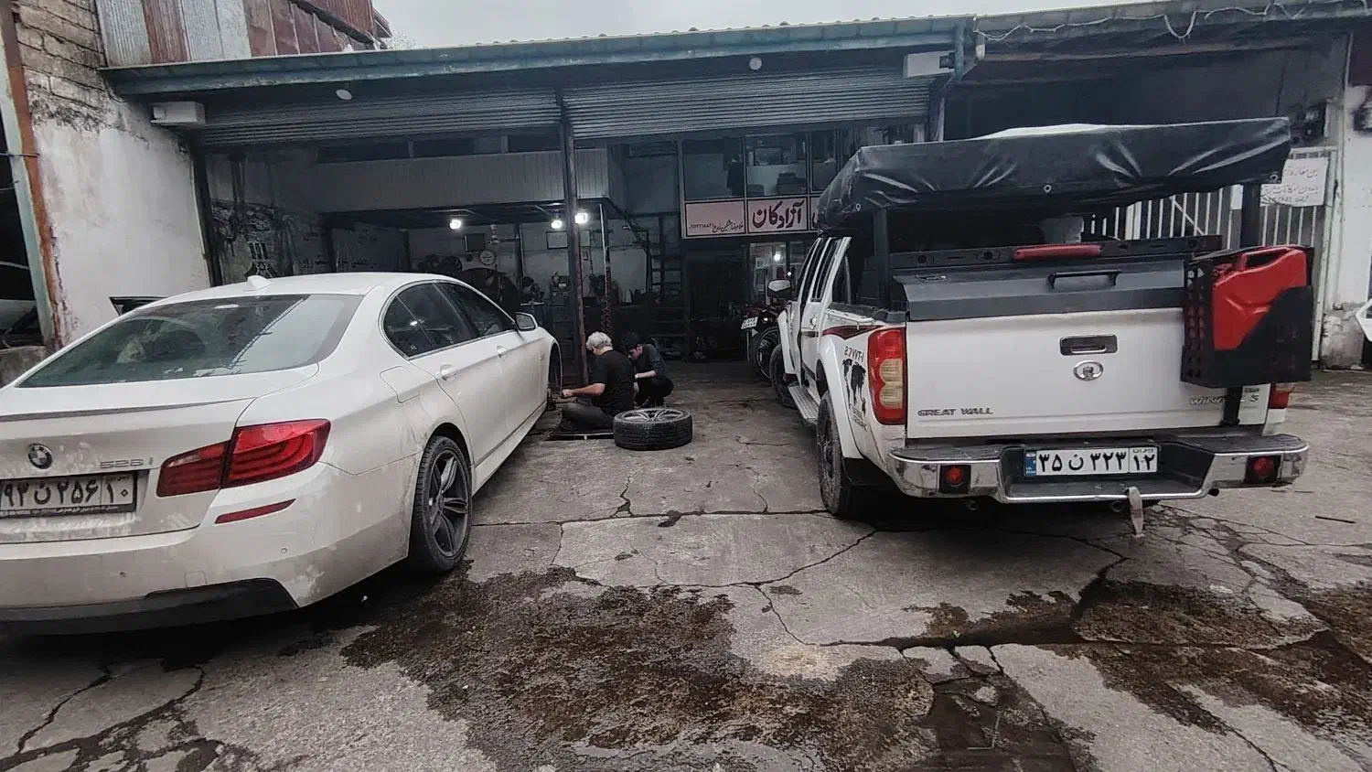 تعمیرگاه تخصصی جاوید گاراژ آزادگان خارجی و داخلی|خدمات موتور و ماشین|رشت, پاستوریزه|دیوار