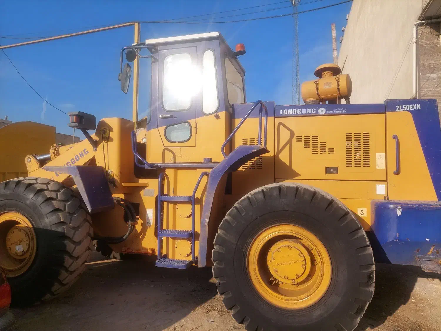 لودر زدل ۵۰|خودرو سنگین|ابریشم, |دیوار