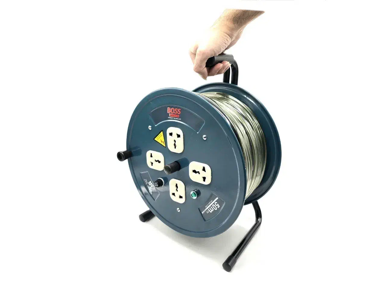 سیم سیار قرقره ای کابل 25و50متری باس صنعتی فیوزدار|ابزارآلات|هشتگرد, شهرک راه آهن|دیوار