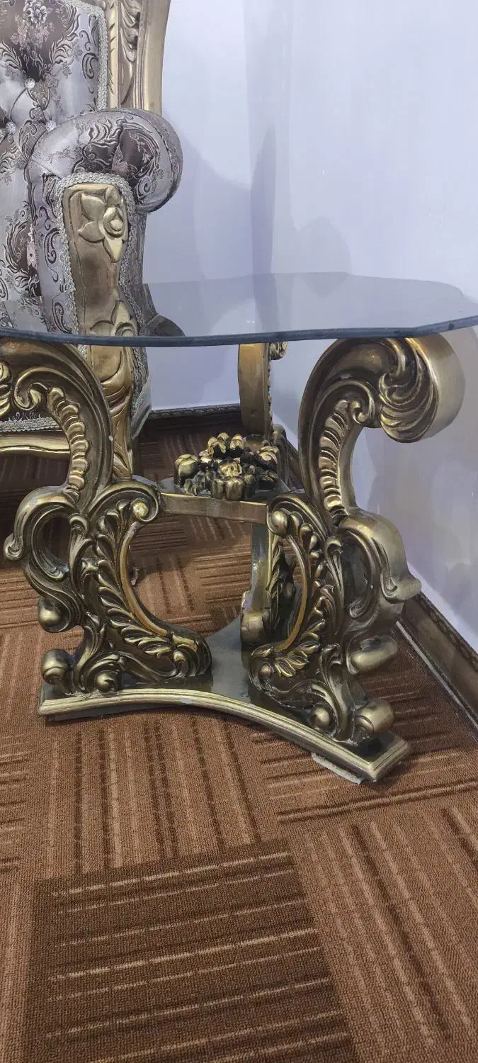 مبل سلطنتی چوب راش|مبلمان خانگی و میز عسلی|ایلام, |دیوار