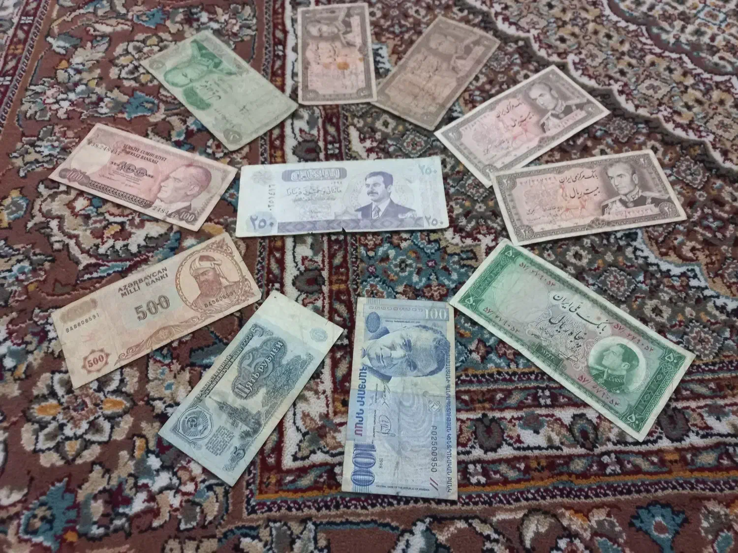 اسکناس قدیمی|کلکسیون سکه، تمبر، اسکناس|تبریز, |دیوار