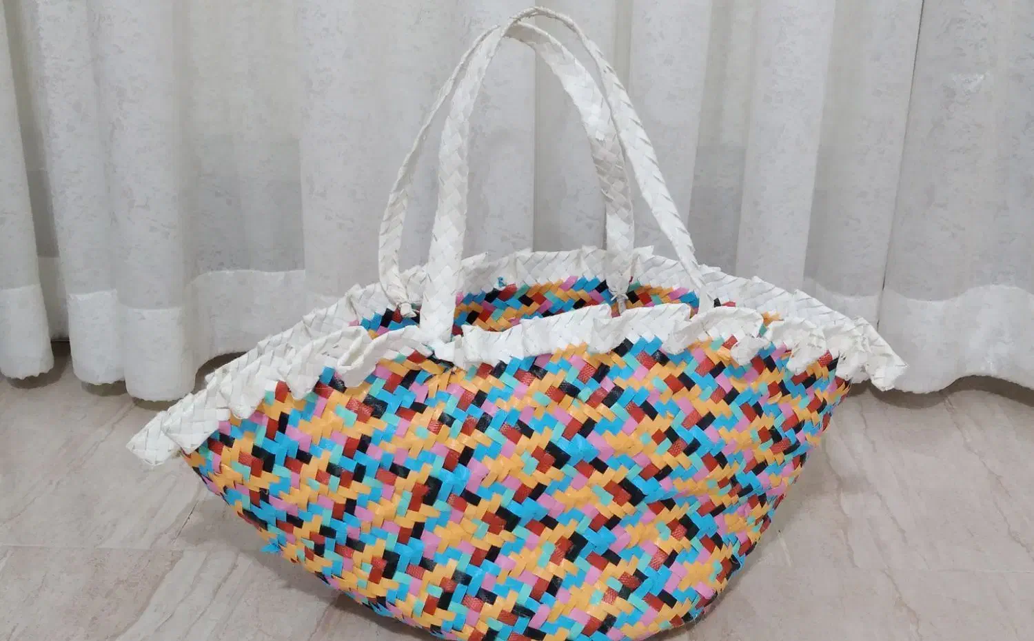 زنبیل پلاستیکی|صنایع دستی و سایر لوازم تزئینی|هشتگرد, فاز ۷ مهستان|دیوار