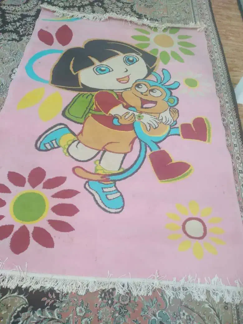 قالی اتاق کودک|گلیم، جاجیم، گبه|شیراز, آبیاری|دیوار