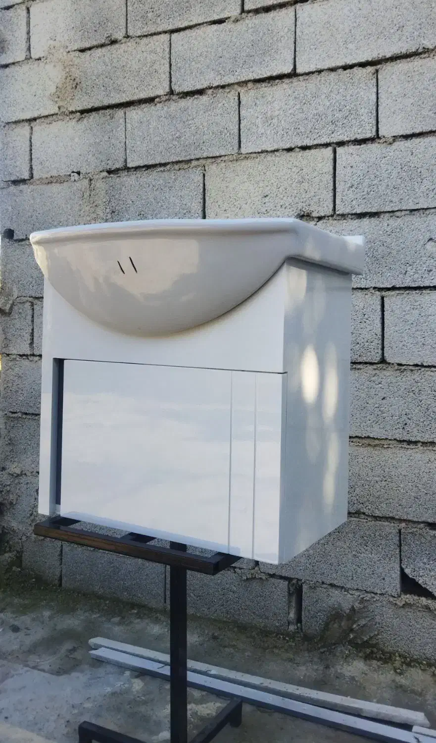 روشویی کابینتی پی وی سی|لوازم سرویس بهداشتی|گنبد کاووس, |دیوار