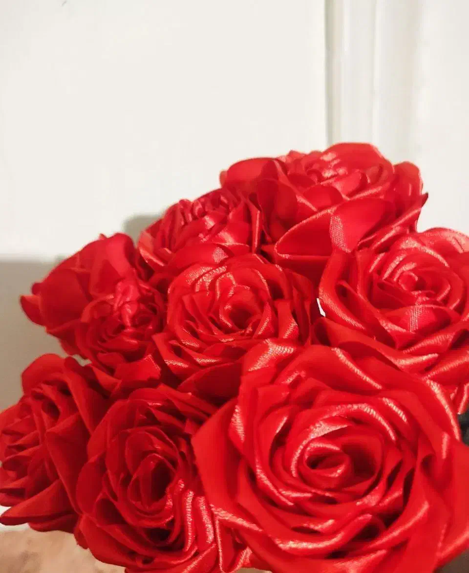 گل رز ربانی|گل مصنوعی|نیشابور, ده حلاج|دیوار