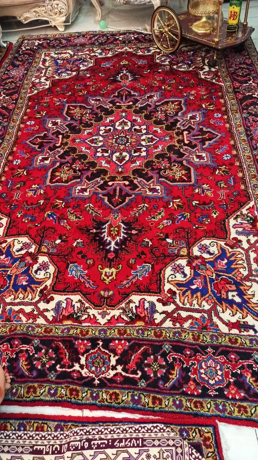 فرش دستباف هریس تاجری درجه یک|فرش|تبریز, |دیوار