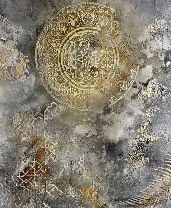 گچبری پتینه کاری نقاشی دیواری میکروسمنت بازسازی|خدمات پیشه و مهارت|کیش, |دیوار