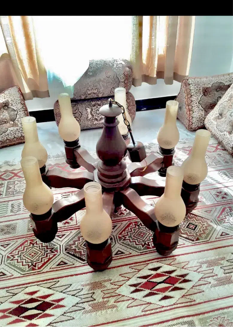 لوستر چوبی|لوستر و چراغ آویز|کرج, فاز ۲ مهرشهر|دیوار