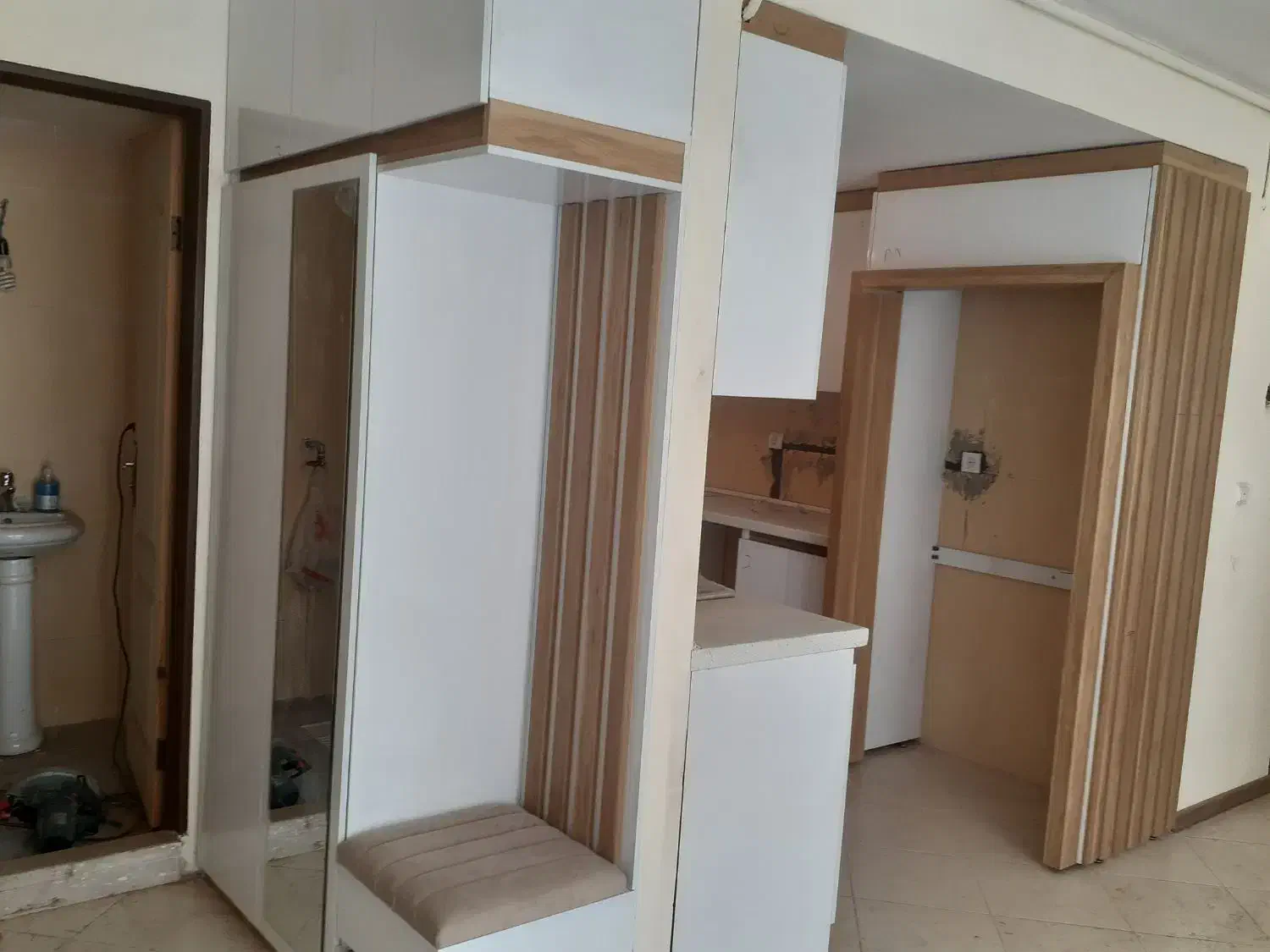 تولید کابینت و کمد تخت تاشو دراور وغیره|خدمات پیشه و مهارت|پرند, فاز ۳|دیوار