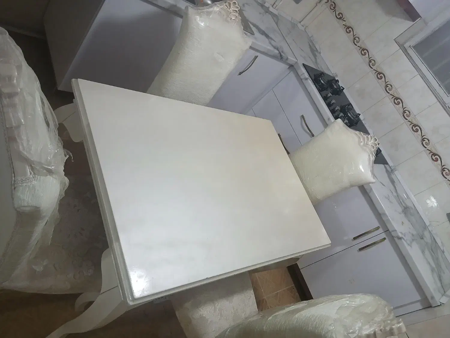 میز غذا خوری چهار نفره|میز و صندلی غذاخوری|تبریز, |دیوار