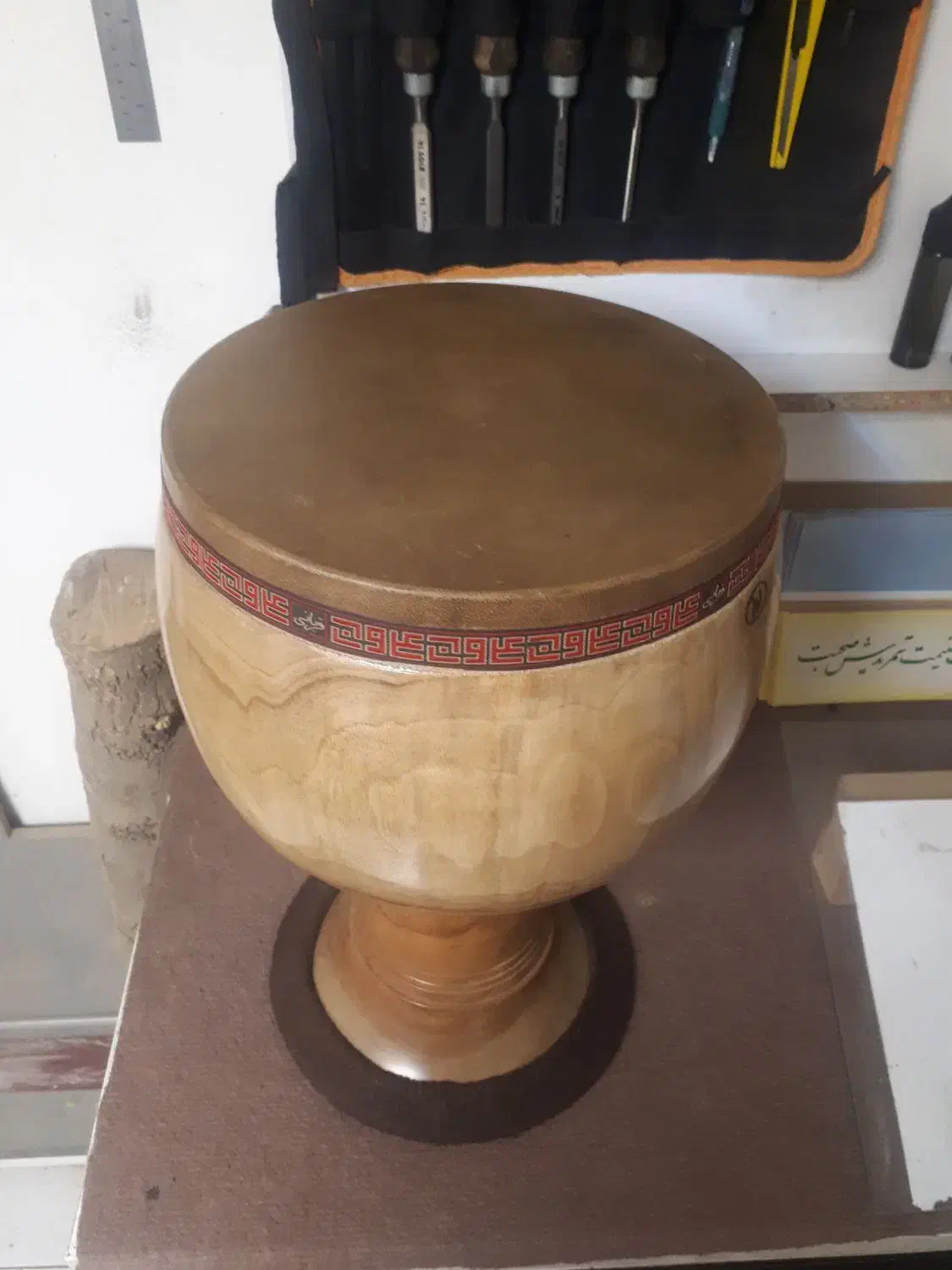 تمبک ۳ مهر قربانی|سازهای سنتی|قزوین, |دیوار