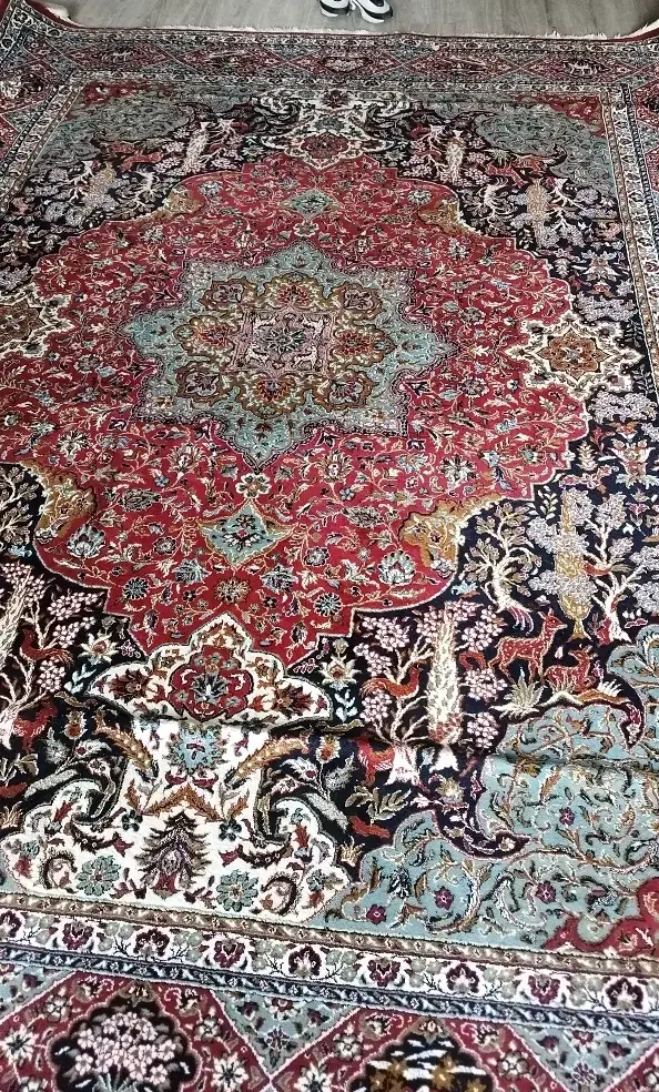 فرش ۱۲ متری ۵۰۰ شانه (اکرلیک کاشان)|فرش|کرج, باغستان|دیوار