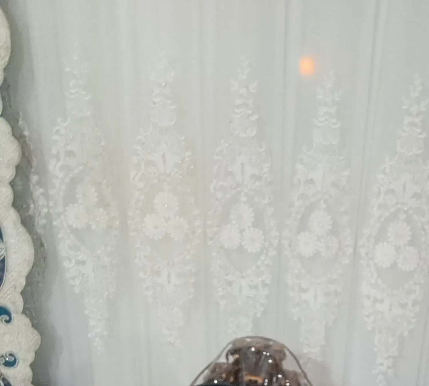 پرده توری|پرده، رانر، رومیزی|کبودرآهنگ, |دیوار