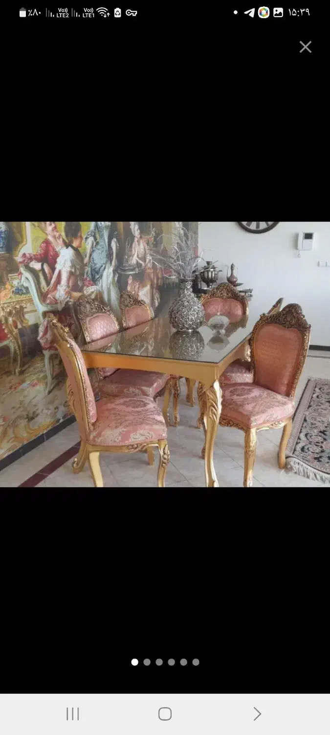 میز ناهار خوری سلطنتی|میز و صندلی غذاخوری|پردیس, فاز ۸|دیوار