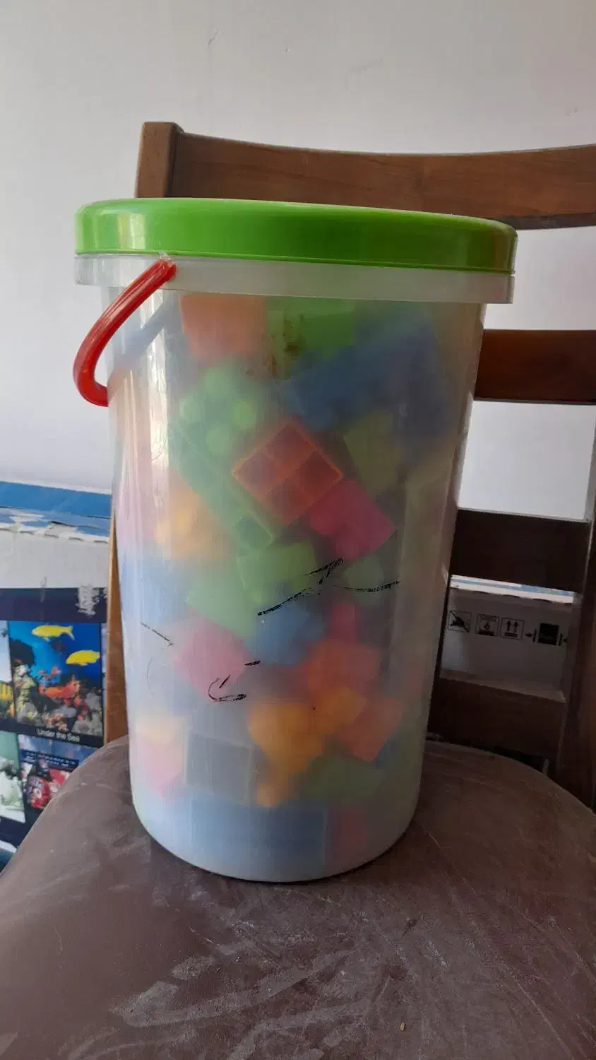 لگو قطعه بزرگ ۲۲۰ عدد .|اسباب‌‌بازی|تبریز, |دیوار