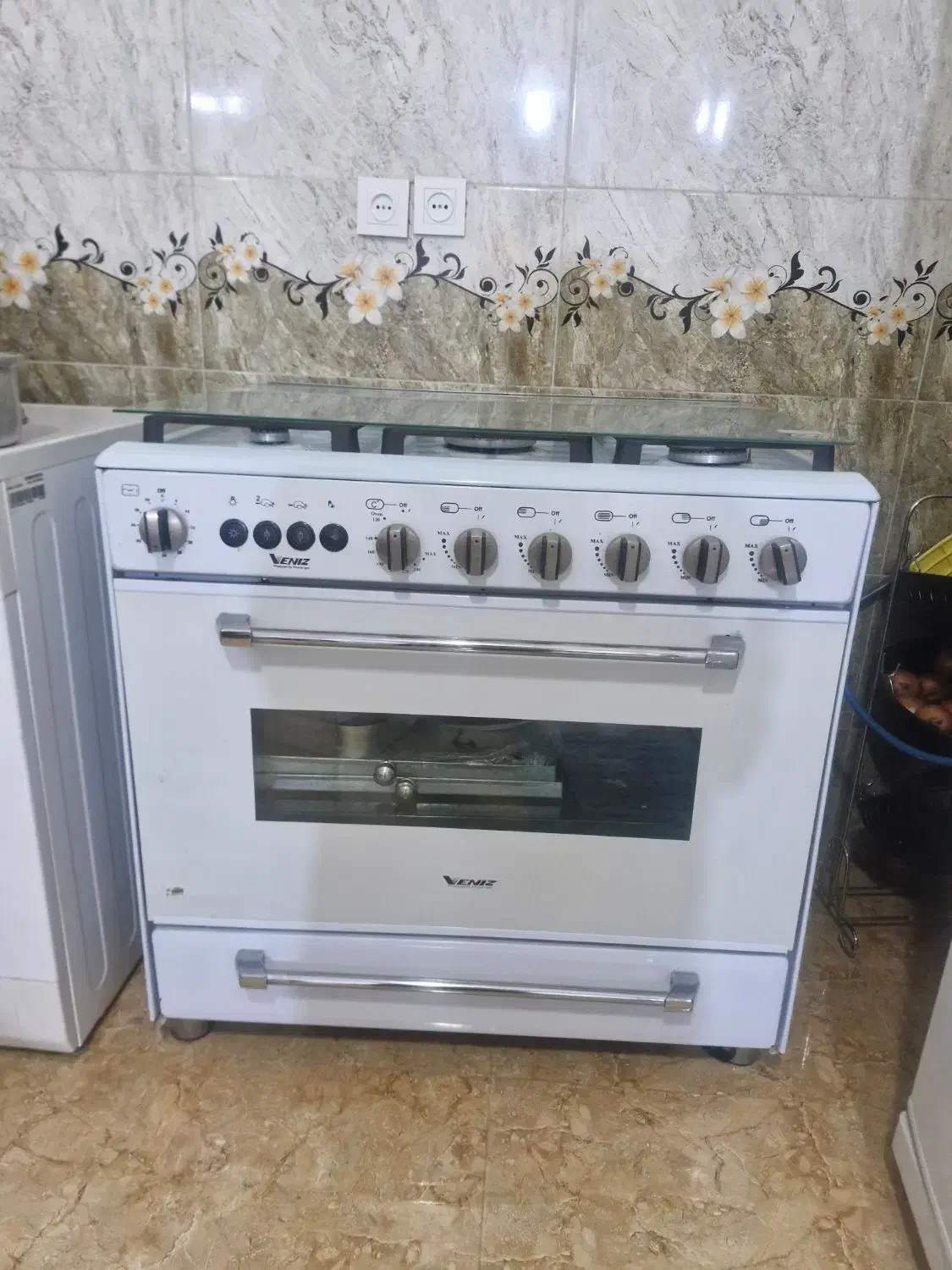 گاز فردار پنج شعله ونیز|اجاق گاز و لوازم برقی پختوپز|چمستان, |دیوار