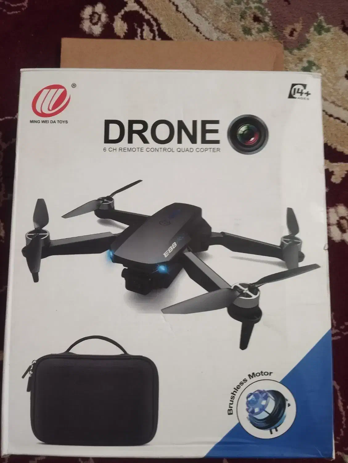 ماشین کنترلی آفرود و پهباد موتور براشلس|اسباب‌‌بازی|فولادشهر, C4|دیوار