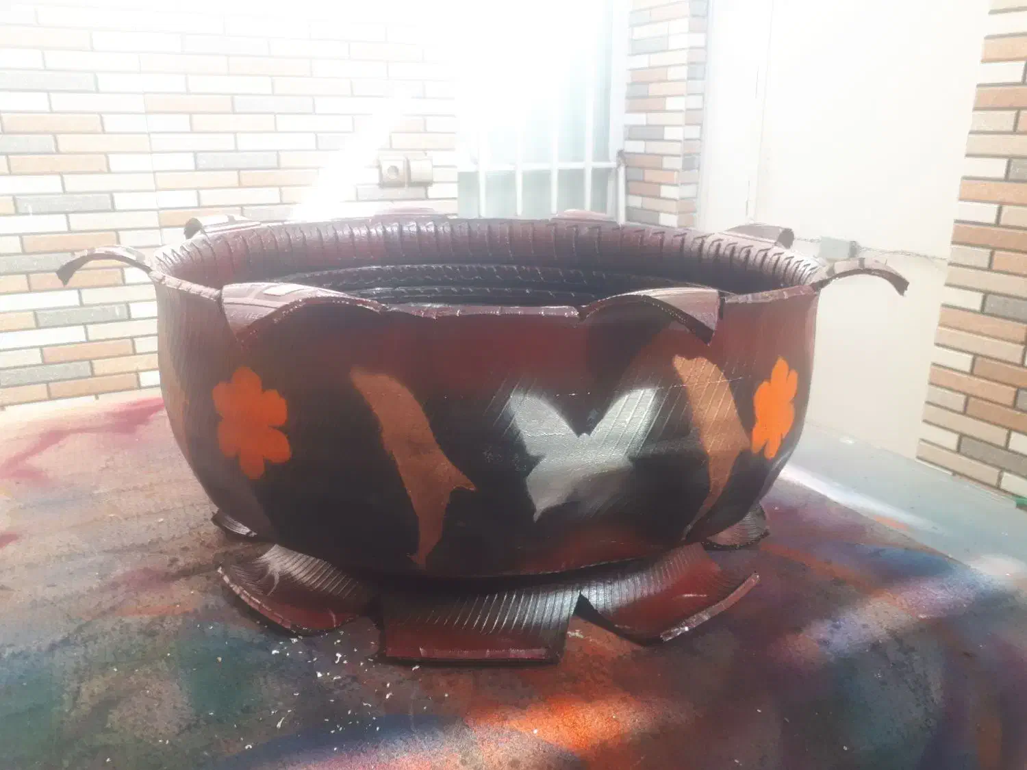 گلدان باغ ویلا|صنایع دستی و سایر لوازم تزئینی|اصفهان, قهجاورستان|دیوار