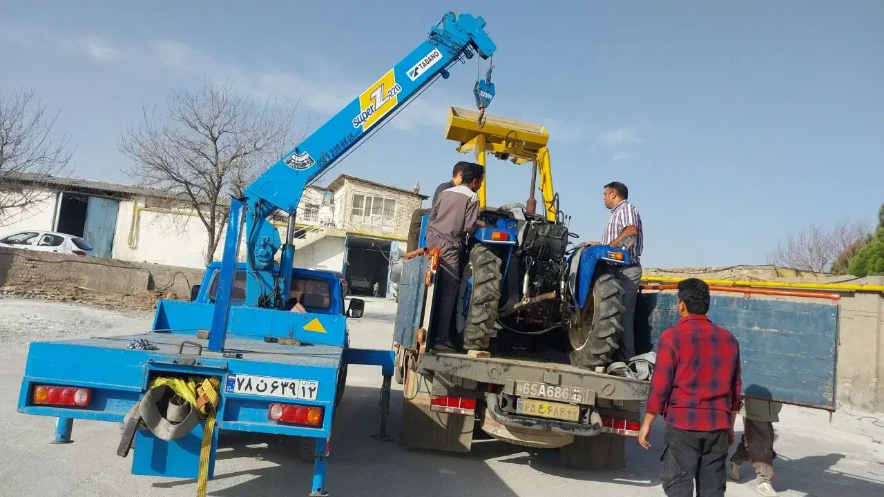 نیسان  خاور۷تن جرثقیل حمل جابه جایی اسکلت ۵ر|خدمات حمل و نقل|مشهد, بهمن|دیوار