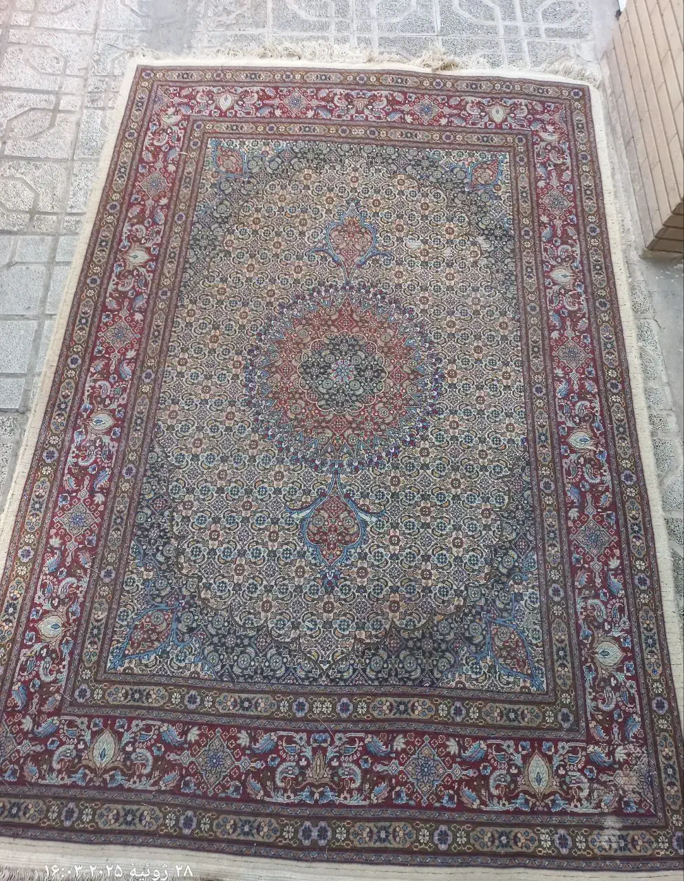 قالیچه دستباف بیرجند نقش ریز ماهی|فرش|مشهد, شهید بهشتی|دیوار