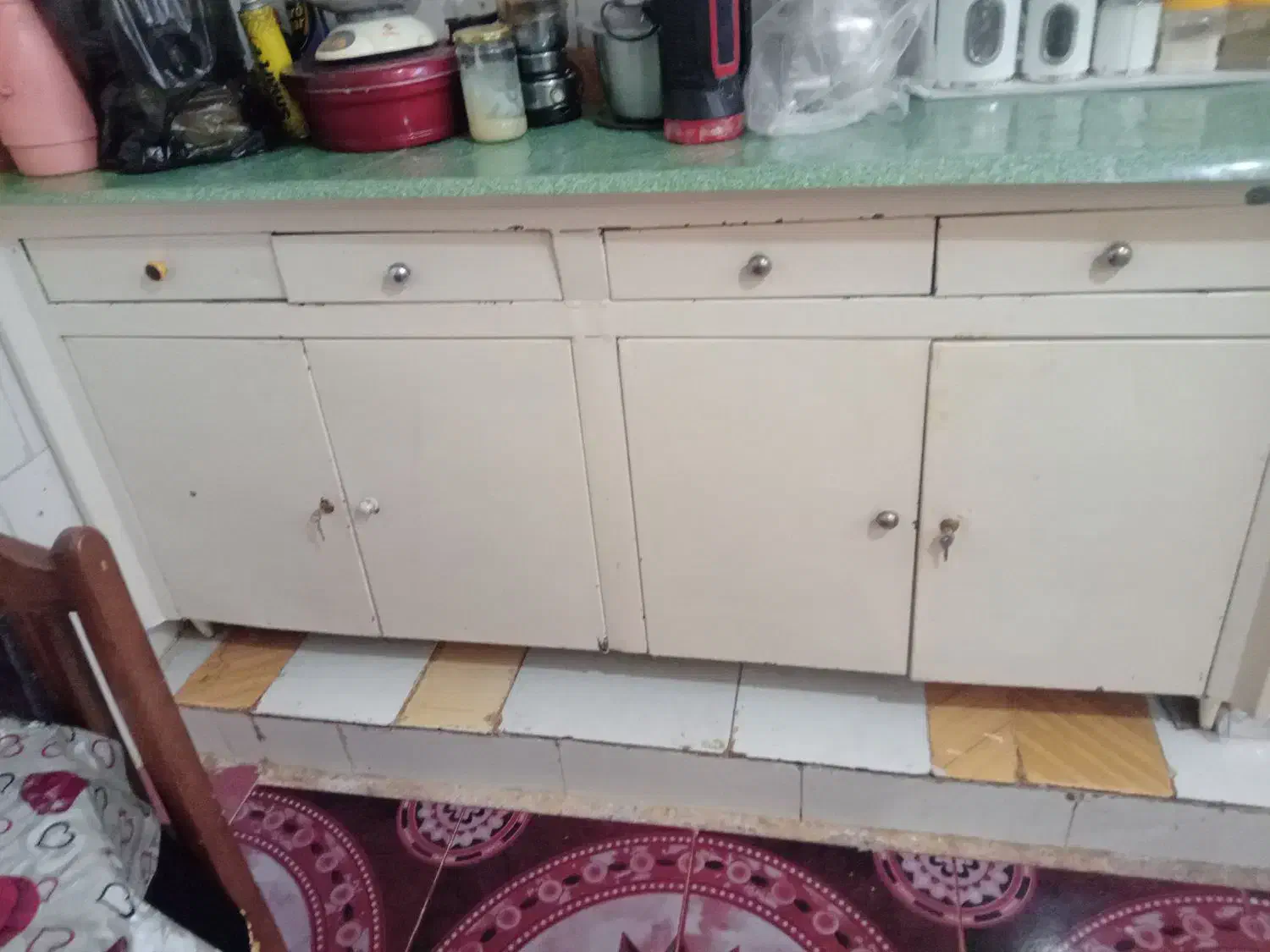 کمد ظرفی|آب‌چکان و نظم‌دهنده ظروف|رفسنجان, |دیوار