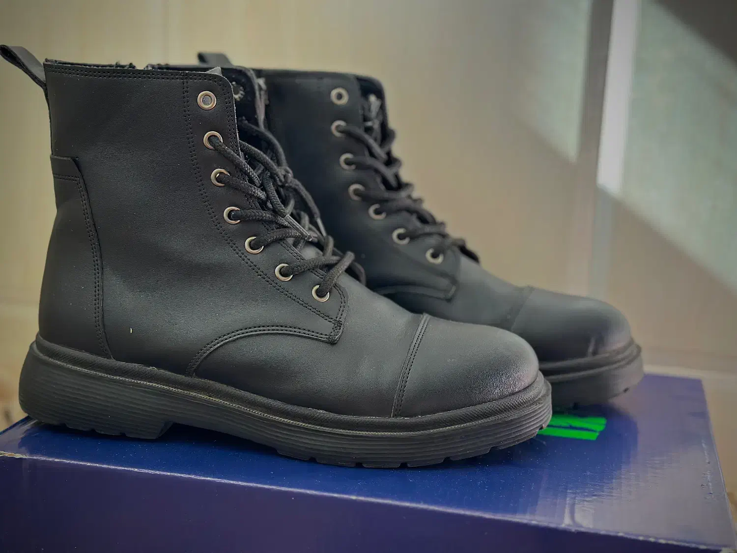 نیم بوت چرم|کیف، کفش، کمربند|اردکان, |دیوار