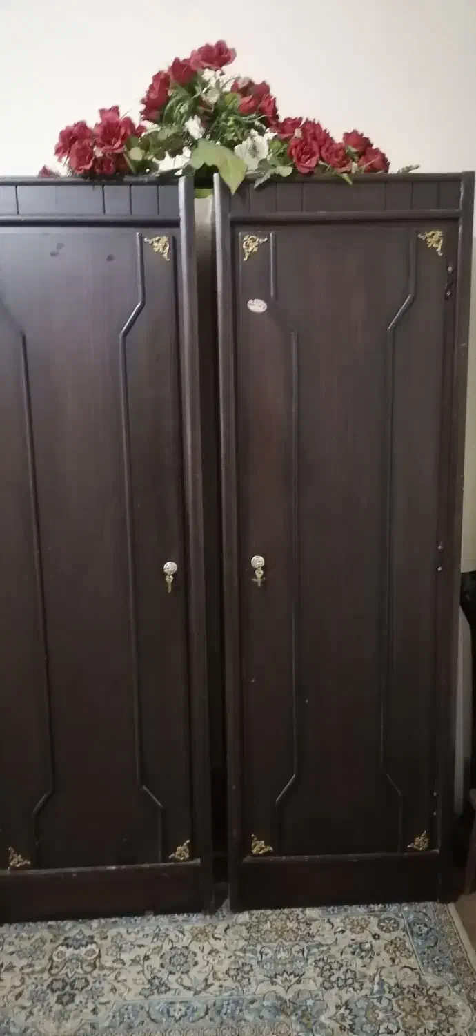 کمد چوبی|جاکفشی، کمد، دراور|اصفهان, شهرک کاوه|دیوار