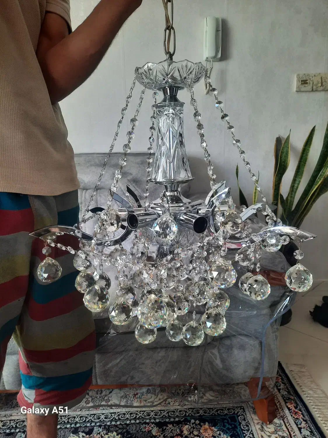 لوستر ۶شعله|لوستر و چراغ آویز|پرند, فاز ۶|دیوار