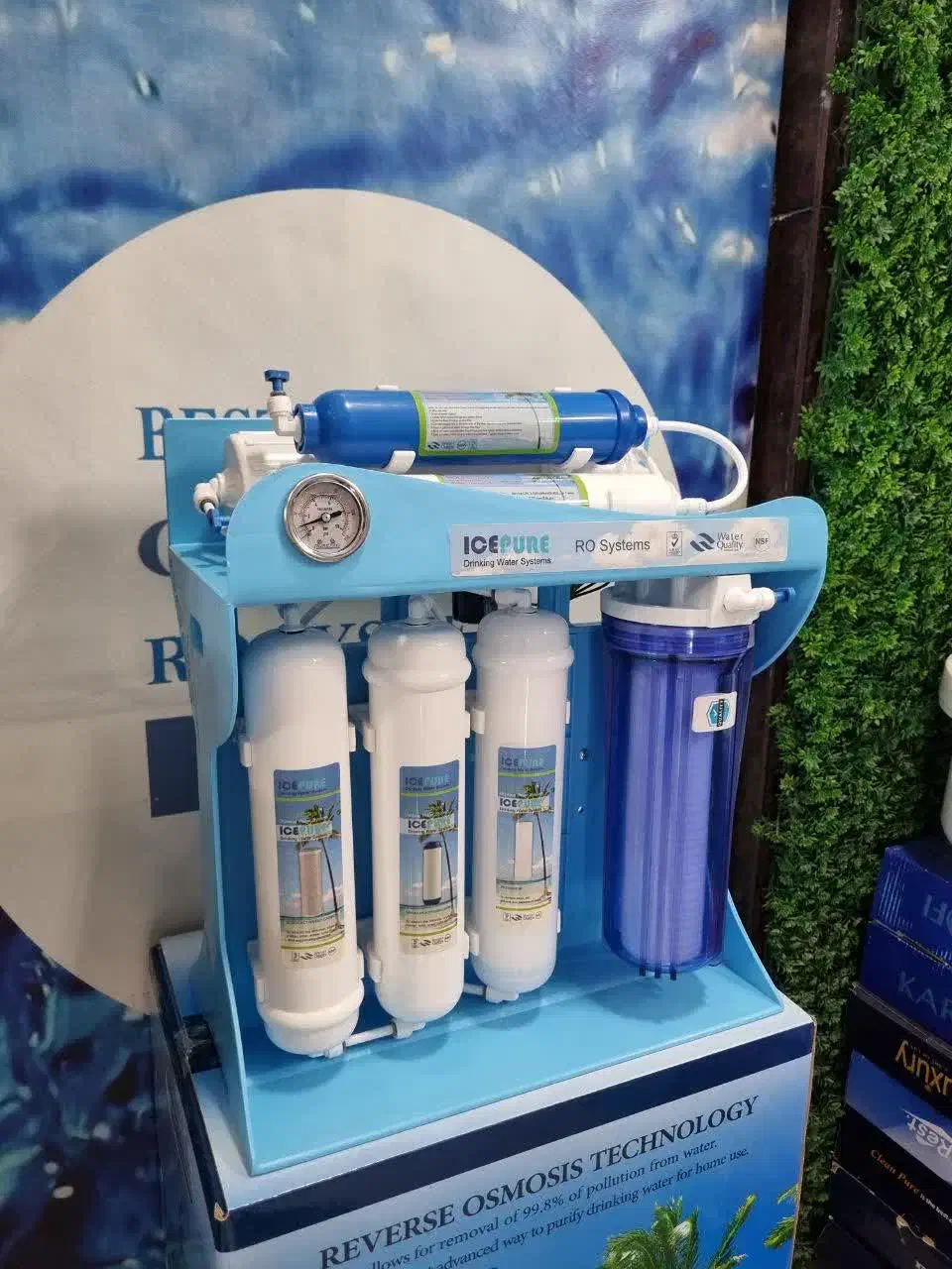 تصفیه آب اکوا اسپیرینگ / خدمات دهی،کامل|آبسردکن و تصفیه آب|رودهن, |دیوار