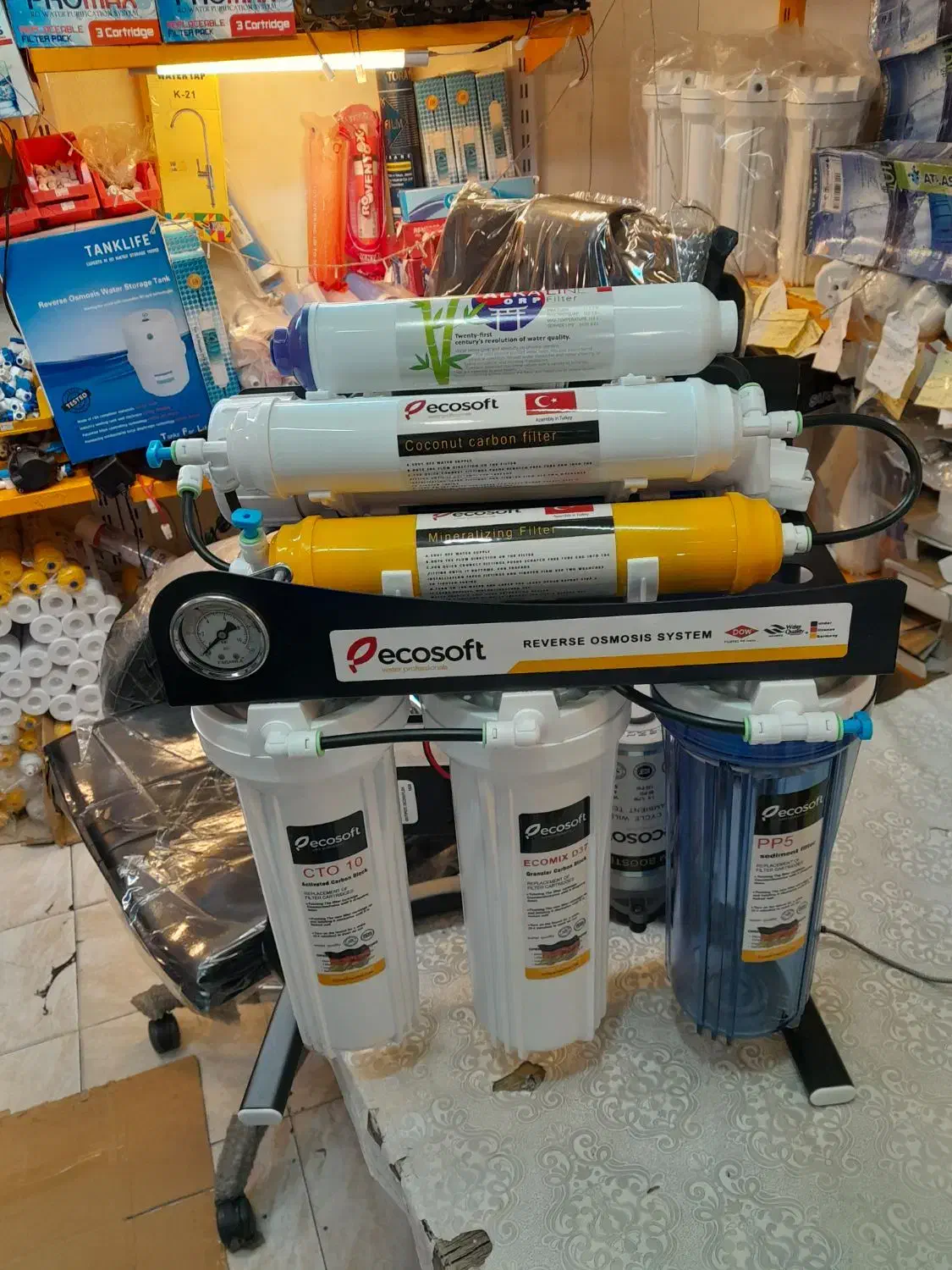 تصفیه آب eco Soft sense هفت فیلتری|آبسردکن و تصفیه آب|رشت, پیرسرا|دیوار